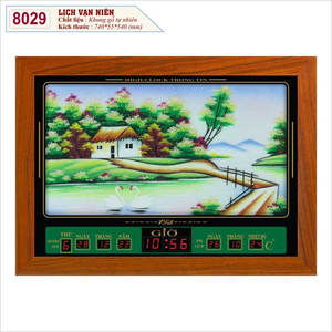 Đồng Hồ Treo Tường Lịch Vạn Niên TT8029-2
