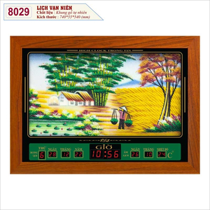 Đồng Hồ Treo Tường Lịch Vạn Niên TT8029-1