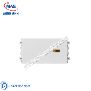Công tắc 1 chiều size S màu trắng-Series Zencelo A - Model 8431S_1_WE_G19