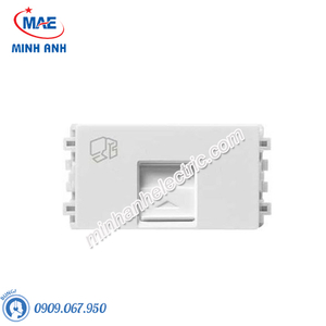 Ổ data cat6 size S màu trắng-Series Zencelo A - Model 8431SRJ6_WE_G19