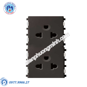 Ổ cắm đôi 3 chấu size L - Model 84426LUES2_BZ_G19