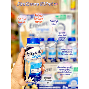 Sữa Ensure Nước 237ml - 30 chai/thùng 🇺🇸