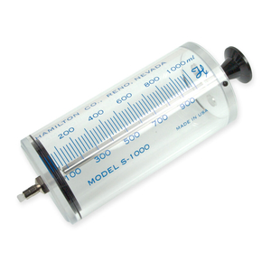86312 1 L Super Syringe Model S1000 TLL, PTFE Luer Lock, Needle Sold Separately