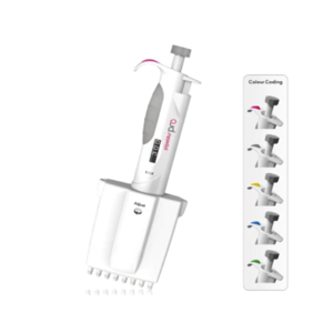 Micropipette 8 kênh Pipet4u Pro AHN thay đổi thể tích 30 - 300µl