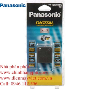 Pin (battery) máy quay Panasonic VW-VBG260 Lithium-Ion chính hãng original