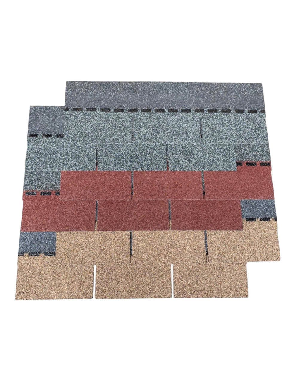 Ngói lợp bitum phủ đá dạng đồng phẳng HP002-BITUM-BÌNH DƯƠNG