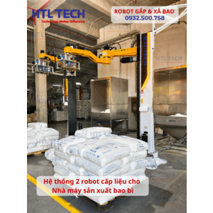 HỆ THỐNG ROBOT GẮP BAO NGUYÊN LIỆU