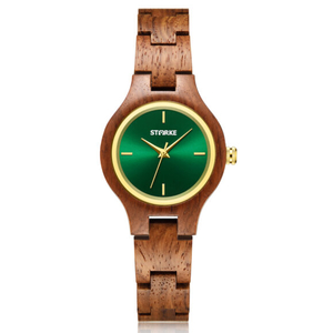 Đồng Hồ gỗ phong thủy Nữ STARKE SK105AL Gỗ Kosso-1