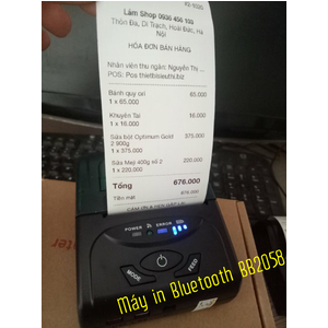 Máy in hóa đơn Bluetooth Golden Plus BB-2058