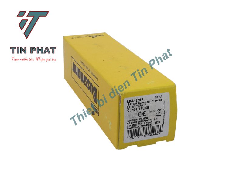 CẦU CHÌ EATON BUSSMANN LPJ-125SP 600VAC/300VDC 125A