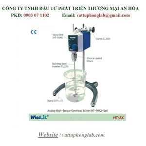 DAIHAN-brand® High-Torque Analog Overhead Stirrer, “HT-AX”