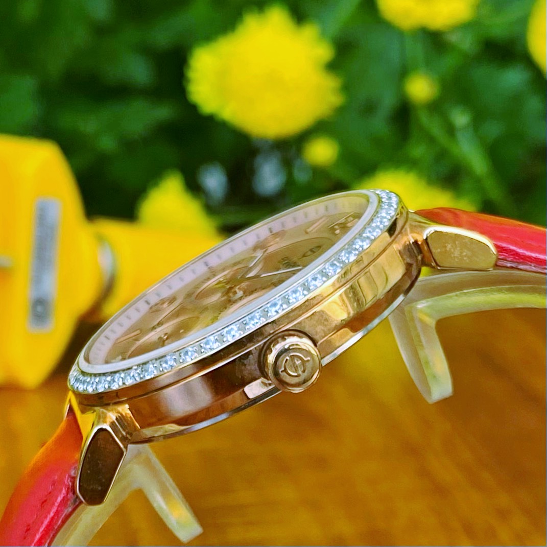 ĐỒNG HỒ SUNRISE NỮ DÂY DA 9806BA