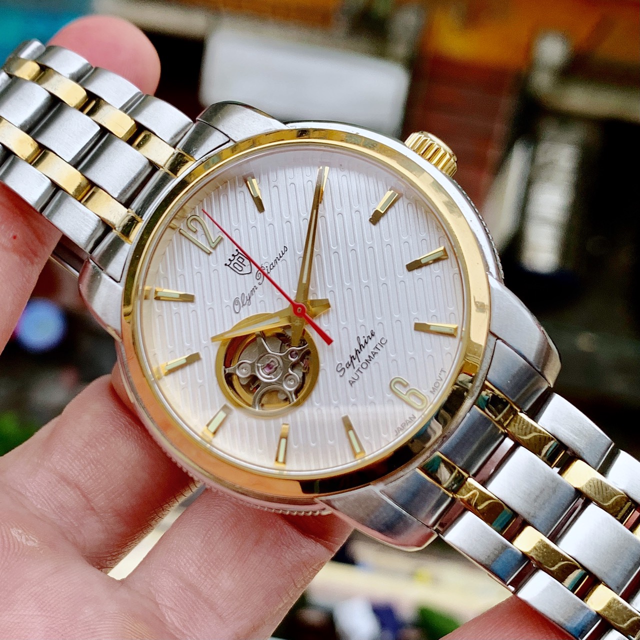 ĐỒNG HỒ OLYM PIANUS LỘ CƠ OP990-133AMK-D