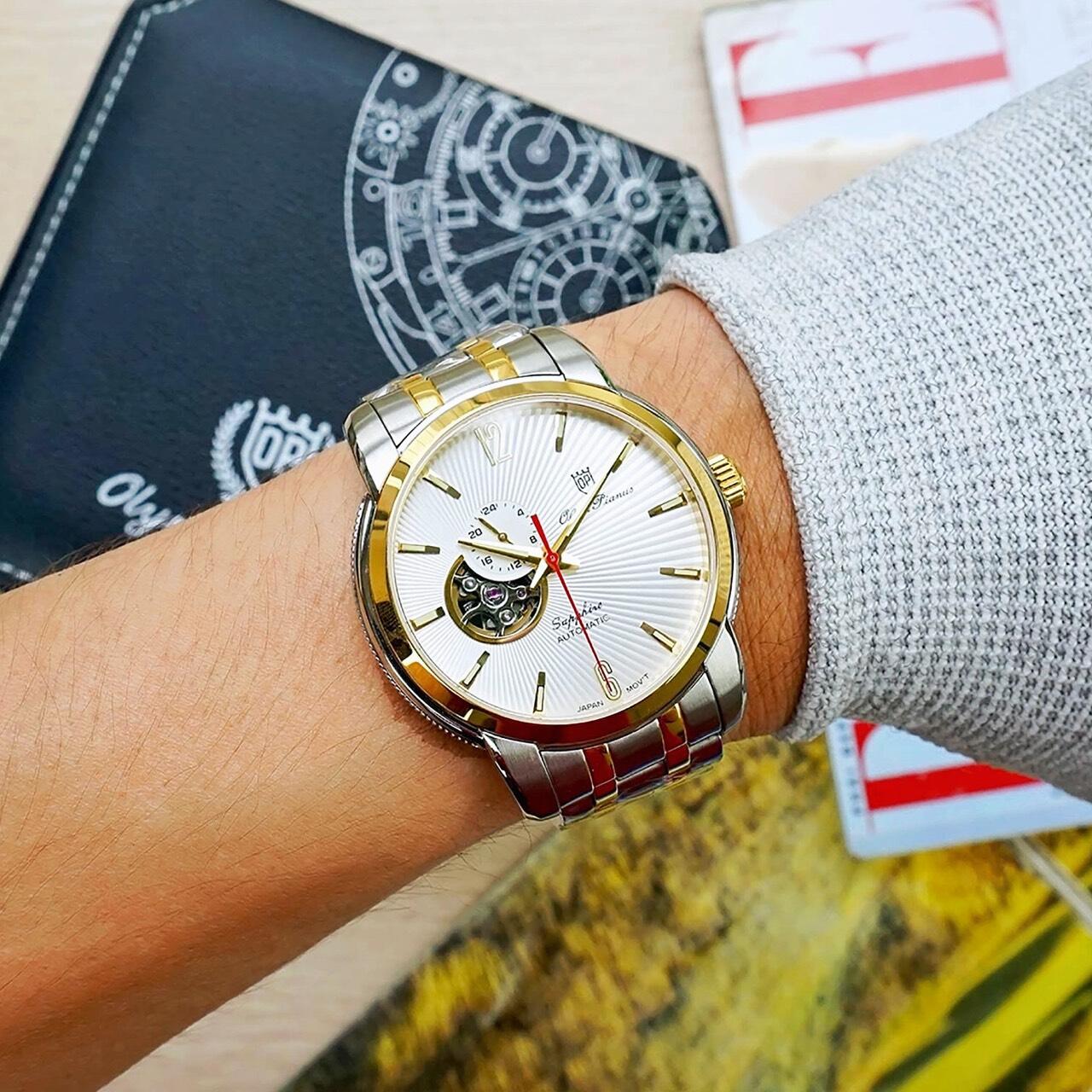 ĐỒNG HỒ OLYM PIANUS LỘ CƠ OP990-133AMK-D