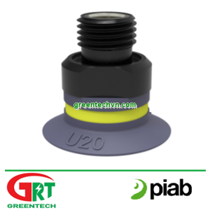 9906869 | Núm hút U20 HNBR, G1/8 male, with mesh filter | Piab Vietnam