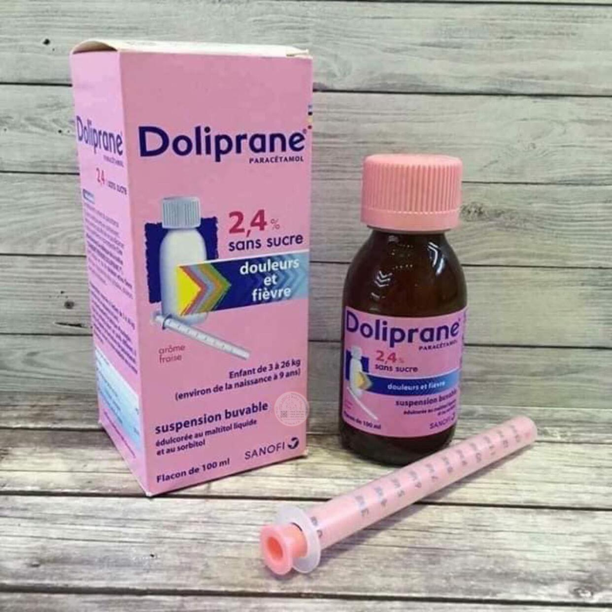 Thuốc Doliprane 2.4%: Thành phần và công dụng