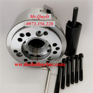 Mâm cặp thủy lực 3 chấu CNC N206, đầu kẹp thuỷ lực máy tiện, lato thuỷ lực, mâm cặp 3 chấu thủy lực, mâm thuỷ lực.