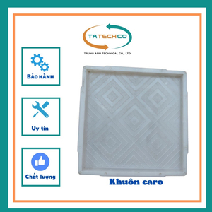 KHUÔN ĐÚC GẠCH CARO Kích thước: 40x40x3,5cm