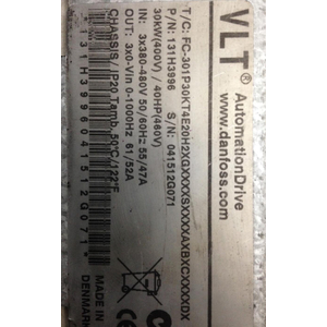 FC-301P30KT4E20H2, Sữa chữa Biến tần FC-301P30KT4E20H2, Sữa lỗi DANFOSS