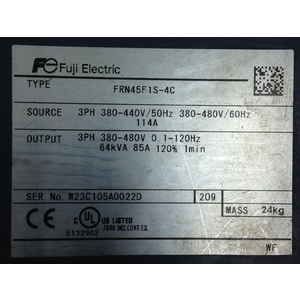 FRN45F1S-4C, Sữa biến tần Fuji , Sữa lỗi biến tần Fuji FRN45F1S-4C