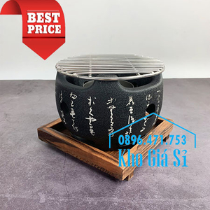 Lò nướng than để bàn kiểu Nhật hình tròn
