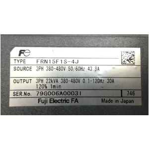 FRN15F1S-4J, Sữa biến tần Fuji , Sữa lỗi biến tần Fuji FNR15F1S-4J