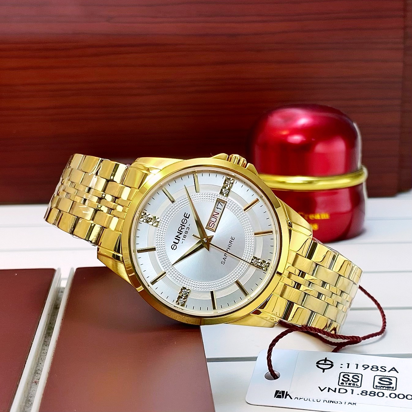 ĐỒNG HỒ SUNRISE 2 Lịch 1198SA