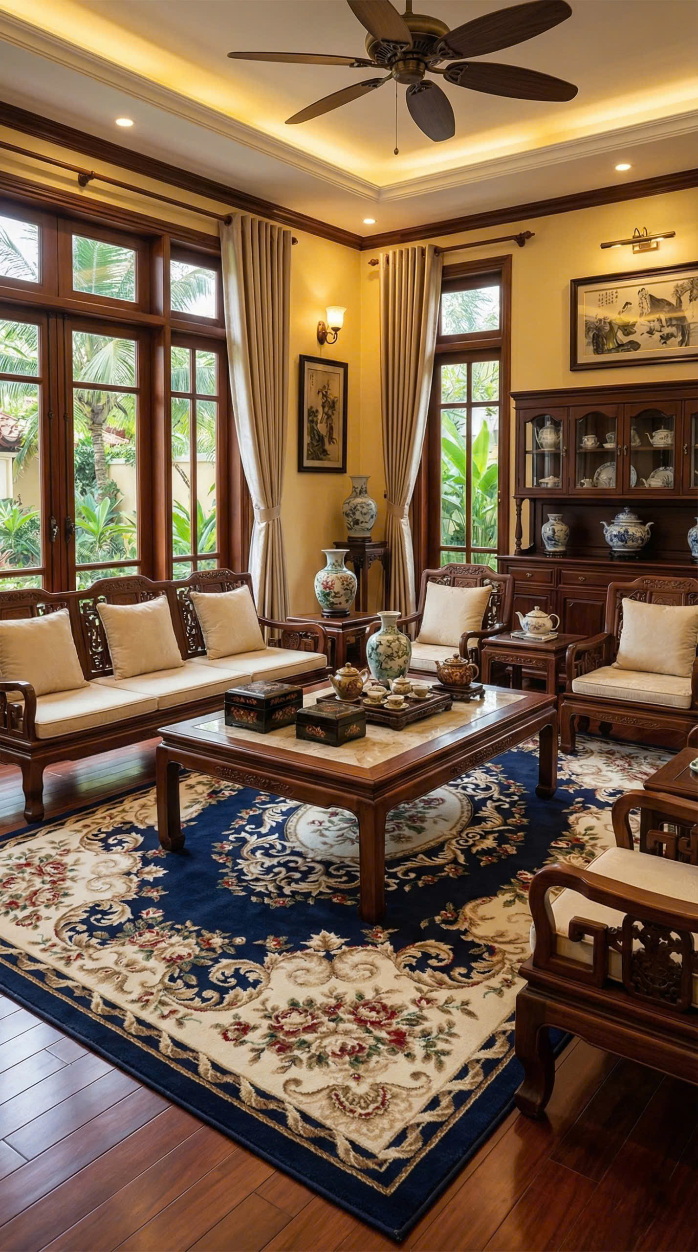 Thảm trang trí tân cổ điển CLASSIC HL2415