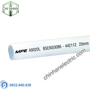 Ống Điện Phi 20 PVC 320N - A9020L - MPE