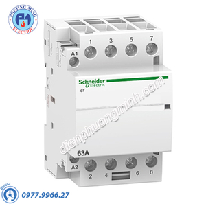 Contactor iCT 4P, coil voltage 24VAC, 63A 4NC - Model A9C20167