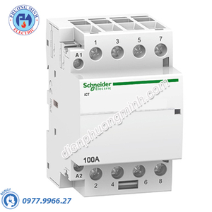 Contactor iCT 4P, coil voltage 230/240VAC, 100A 4NO - Model A9C20884