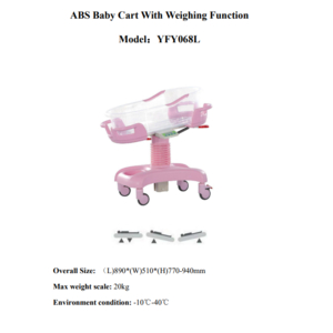 ABS Baby Cart With Weighing Funct