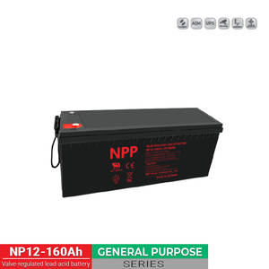 Ắc Quy 12V 160Ah NPP - AGM, 160Ah, T16
