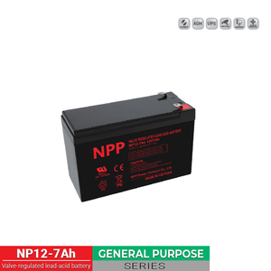 Ắc Quy 12V 7Ah NPP – Bình AGM Dùng Cho UPS, Báo Cháy