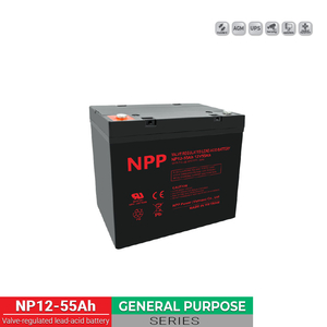 Bình Ắc Quy NPP 12V 55Ah AGM – Giải Pháp Điện Dự Phòng