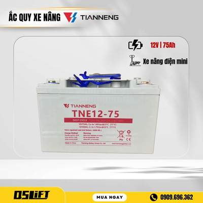 Ắc quy Tianneng TNE12-75 (12V 75Ah)