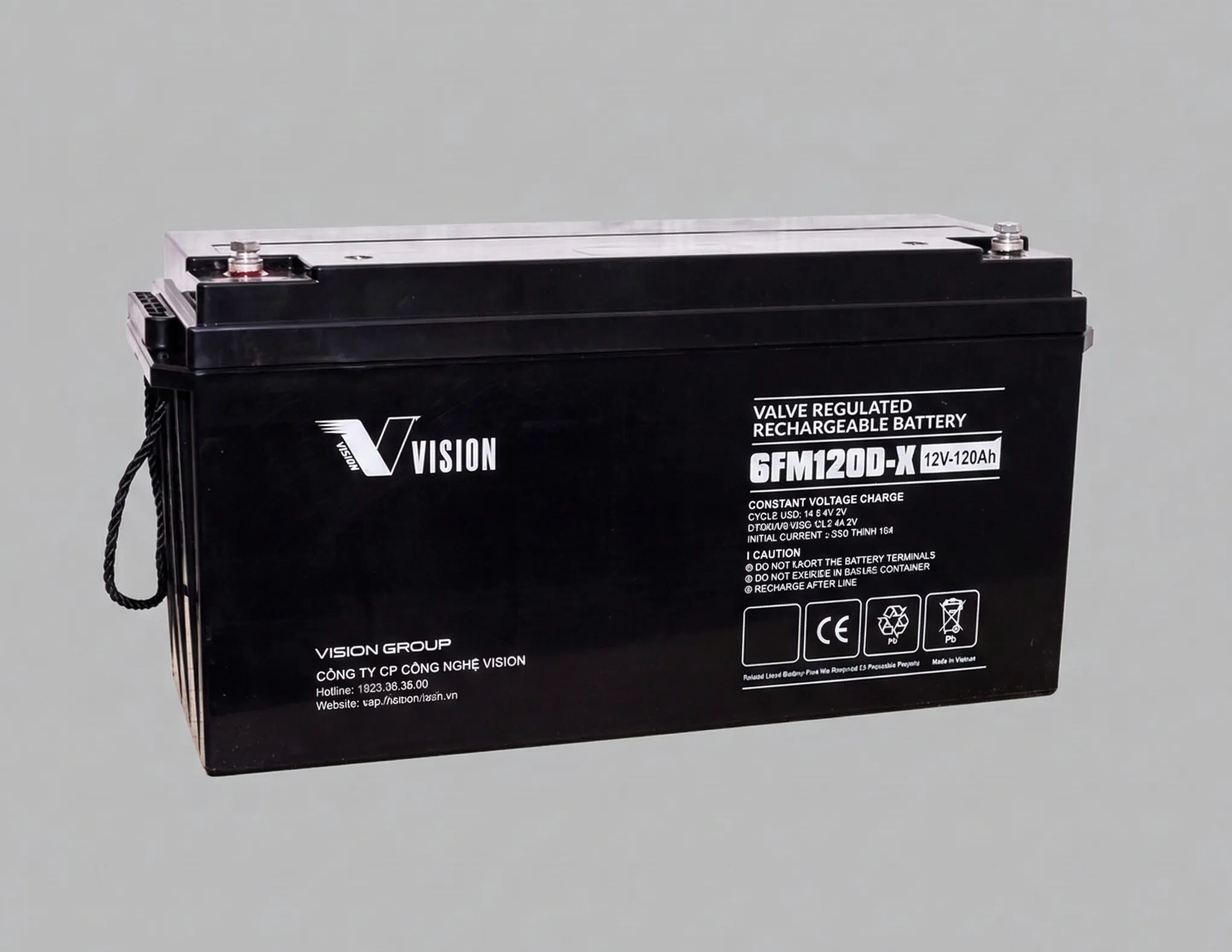 Ắc quy Vision 6FM120D-X (12V - 120Ah)