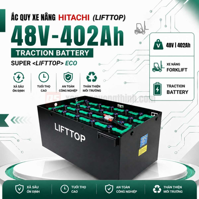 Ắc Quy Xe Nâng Điện 48V 402Ah LIFTTOP
