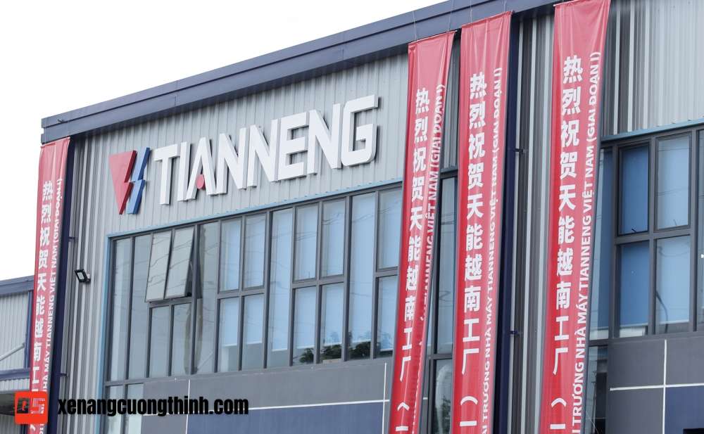 Ắc quy xe nâng thương hiệu Tianneng