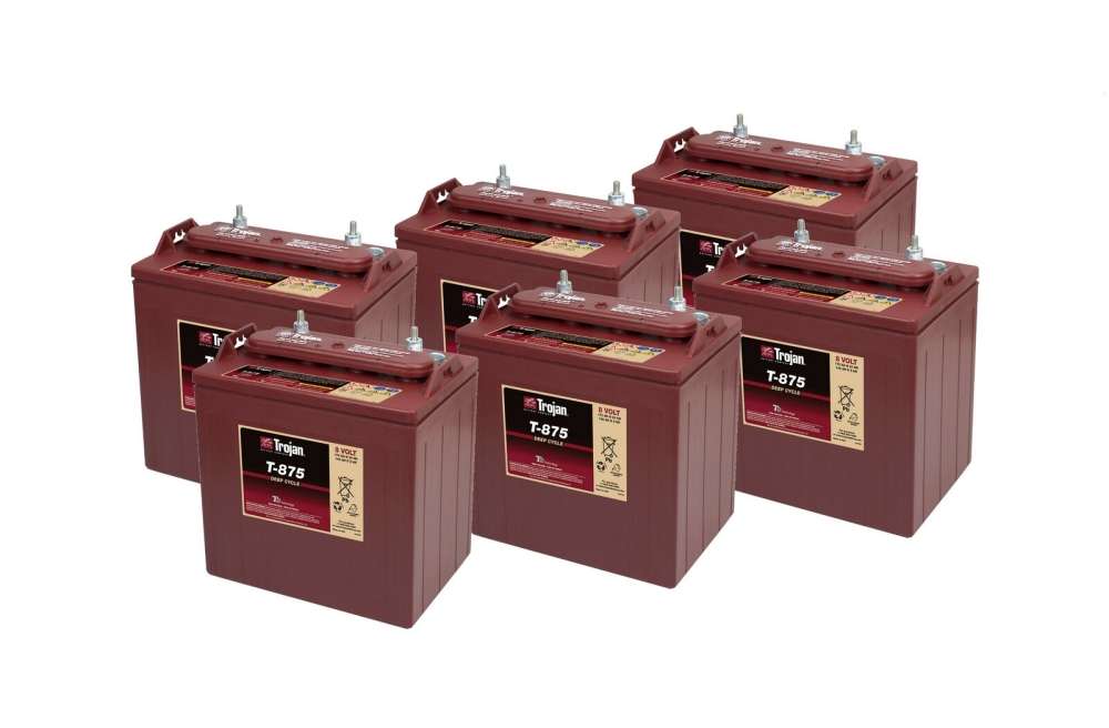 Ắc quy xe nâng thương hiệu Trojan
