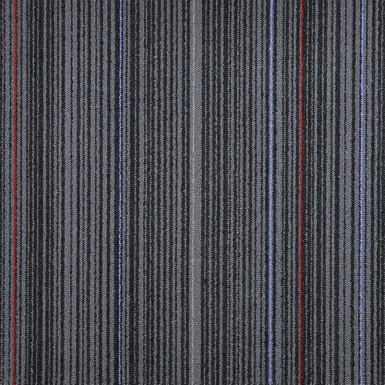 Thảm tấm DUK-AC04- ĐEN SỌC ĐỎ