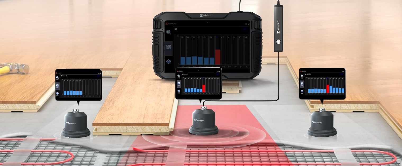 Thiết bị phát hiện dò rò rỉ nước trong tường AD21P HIKMICRO