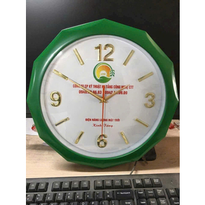 Đồng Hồ Treo Tường In Logo Thương Hiệu