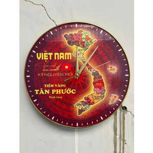 Đồng Hồ In Bản Đồ Việt Nam