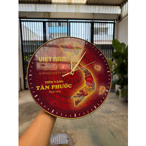 Đồng Hồ In Bản Đồ Việt Nam