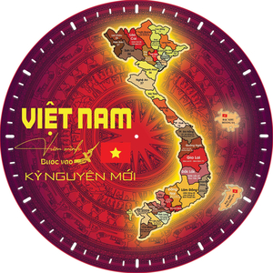 Đồng Hồ In Bản Đồ Việt Nam