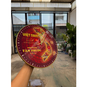 Đồng Hồ In Bản Đồ Việt Nam