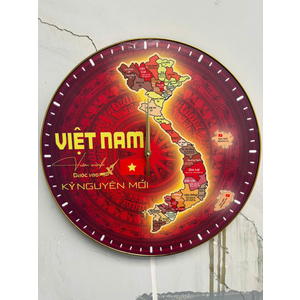 Đồng Hồ In Bản Đồ Việt Nam