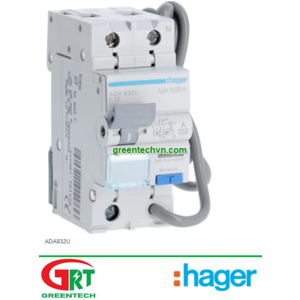 ADA932U | Hager ADA932U | RCBOs / RCBOs Single Pole / ADA932U | Hager Vietnam