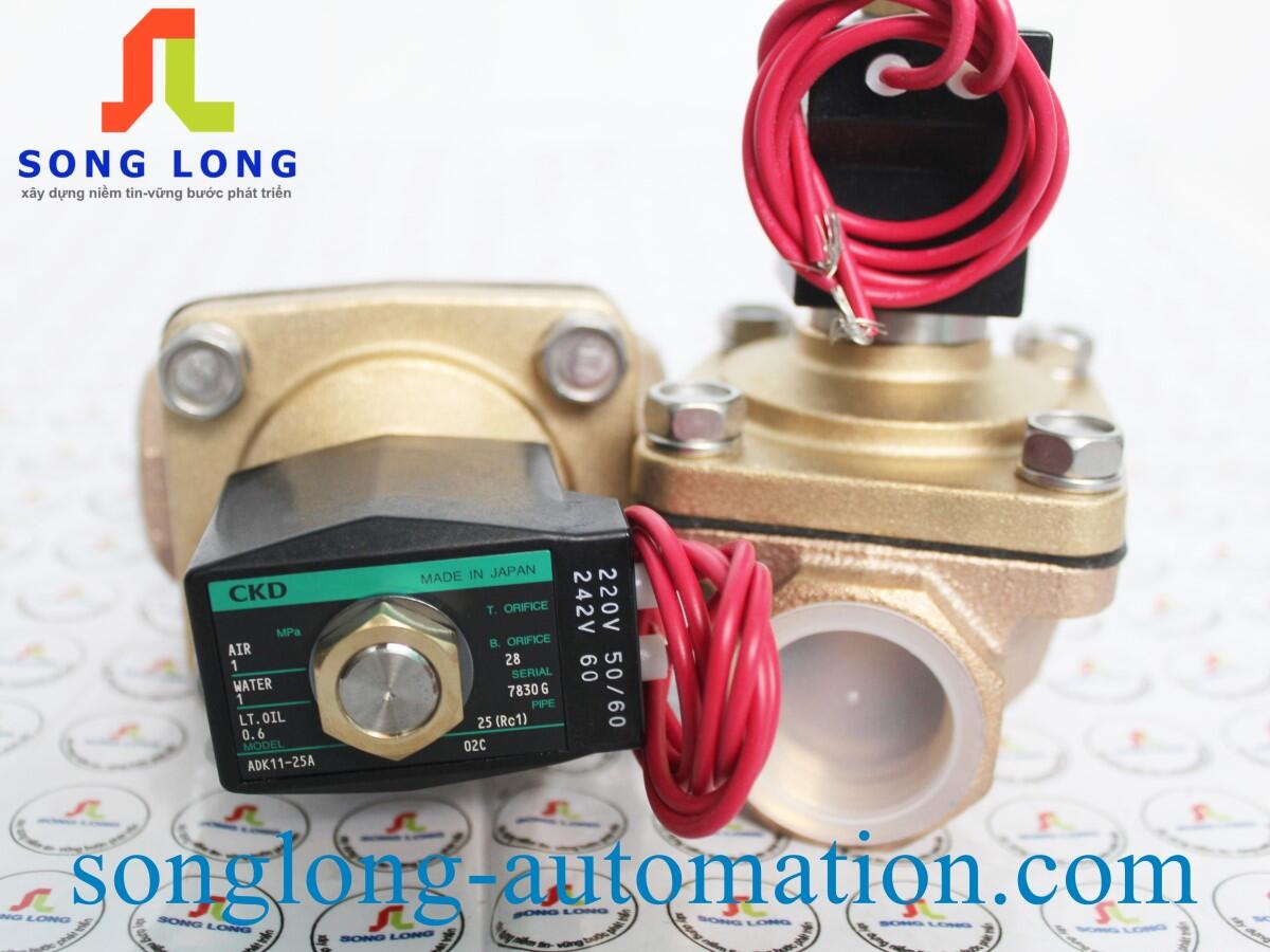 VAN ĐIỆN TỪ CKD ADK11-25A-02C-AC220V